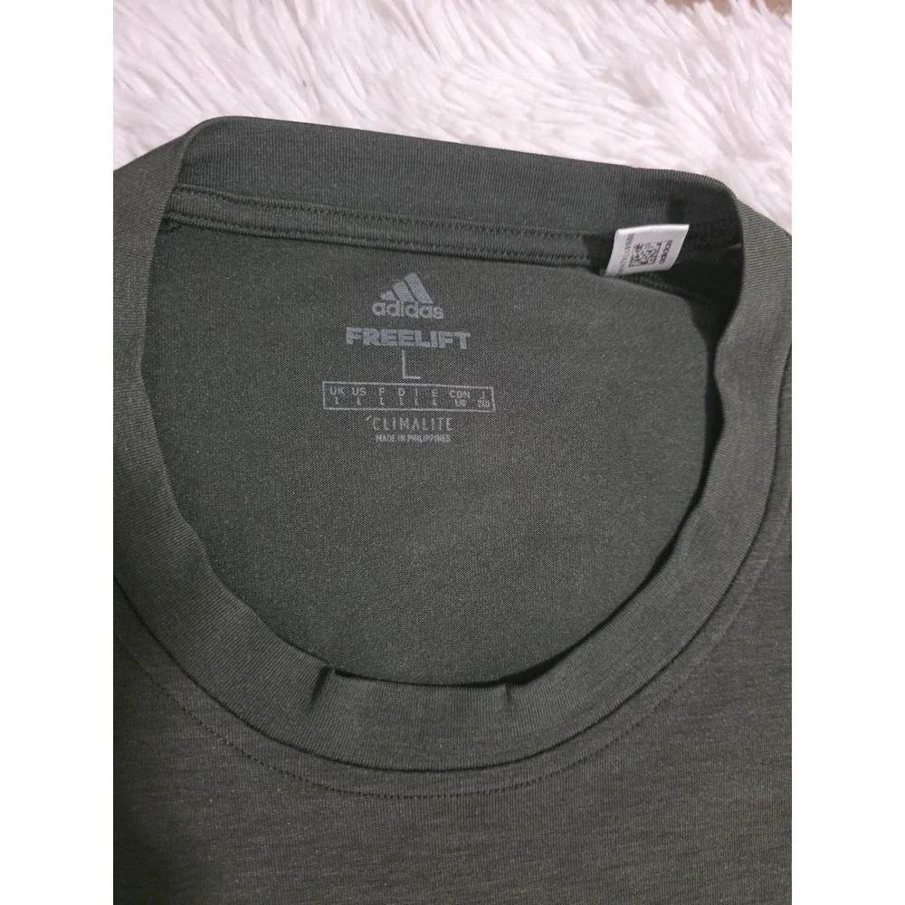 Adidas FreeLift Long Sleeve Shirt,‎ Dark Gray, Men's Large, Breathable, Workout